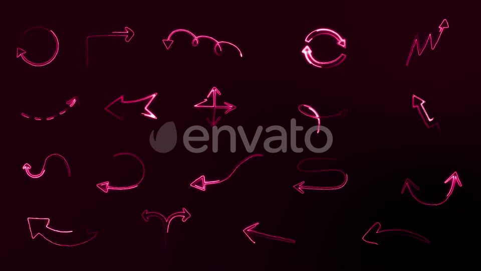 Neon Arrow Pack Videohive 34041754 Motion Graphics Image 2