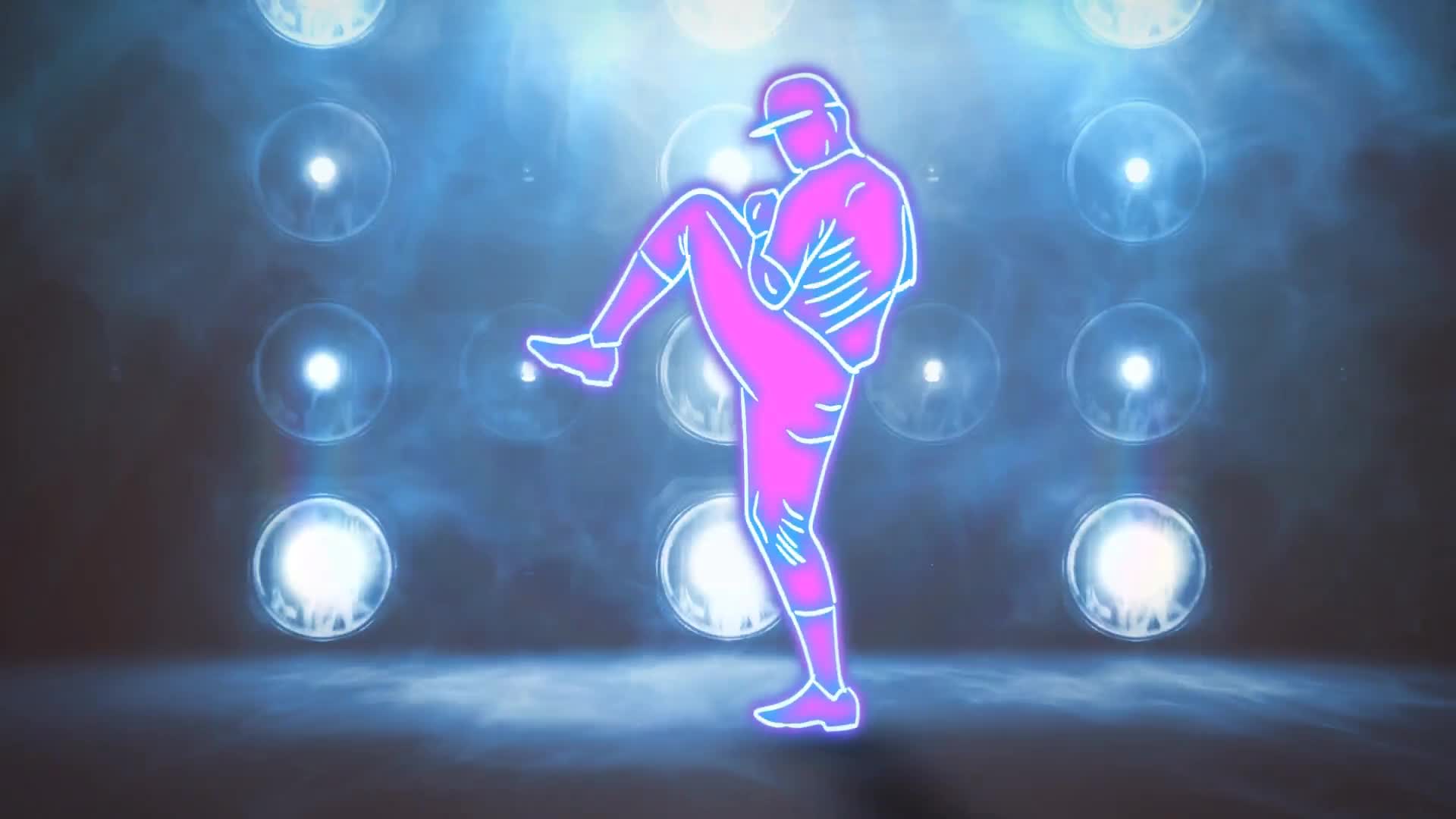 Neon Baseball Logo Videohive 25089570 After Effects Image 1