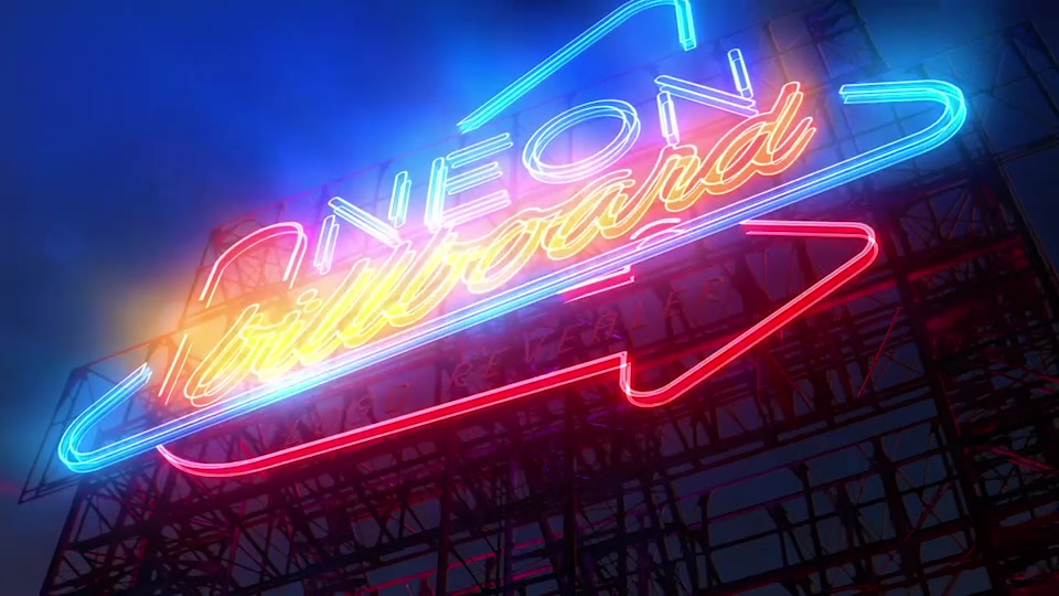 Neon Billboard Logo Revealer - Download Videohive 21763750