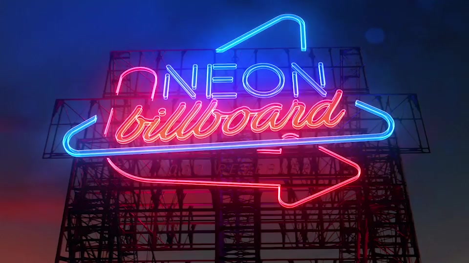 Neon Billboard Logo Revealer - Download Videohive 21763750