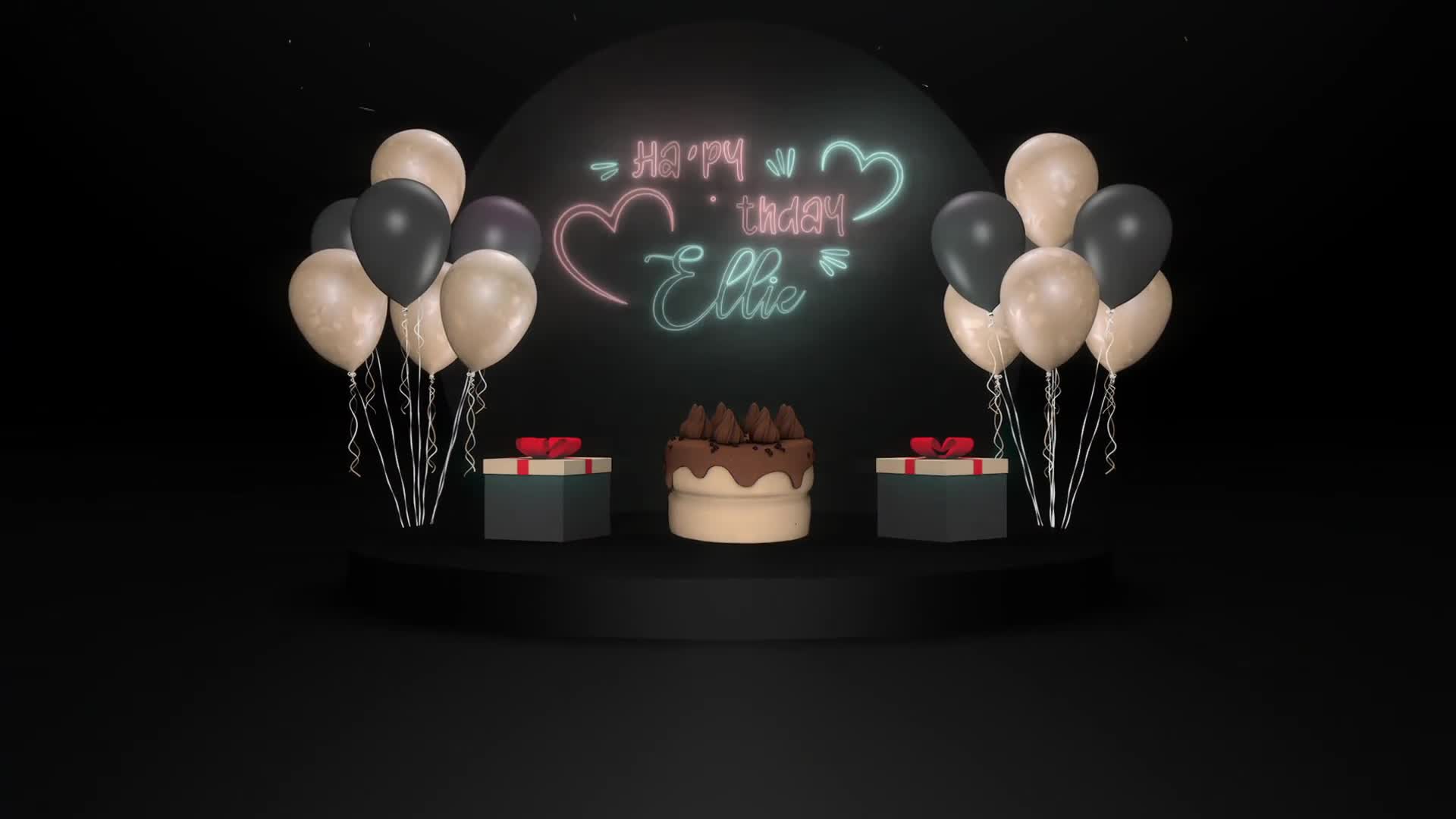 Neon Birthday Wishes Videohive 34666472 After Effects Image 1