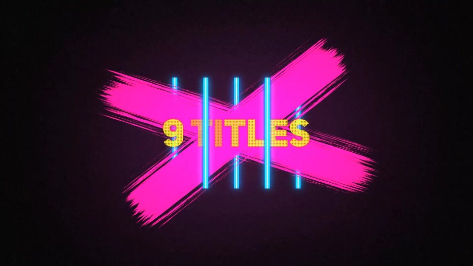 Neon Brush Titles Videohive 20620768 After Effects Image 6