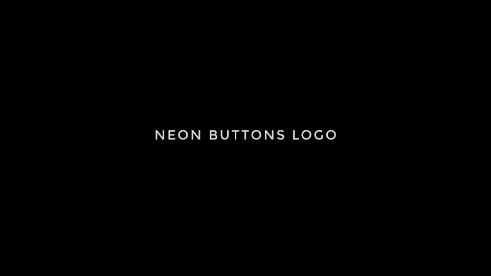 Neon Buttons Logo - Download Videohive 20677404