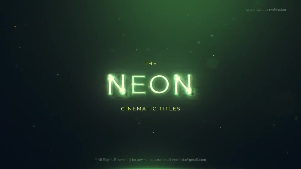 Neon Cinematic Titles Videohive 32193767 After Effects Image 2