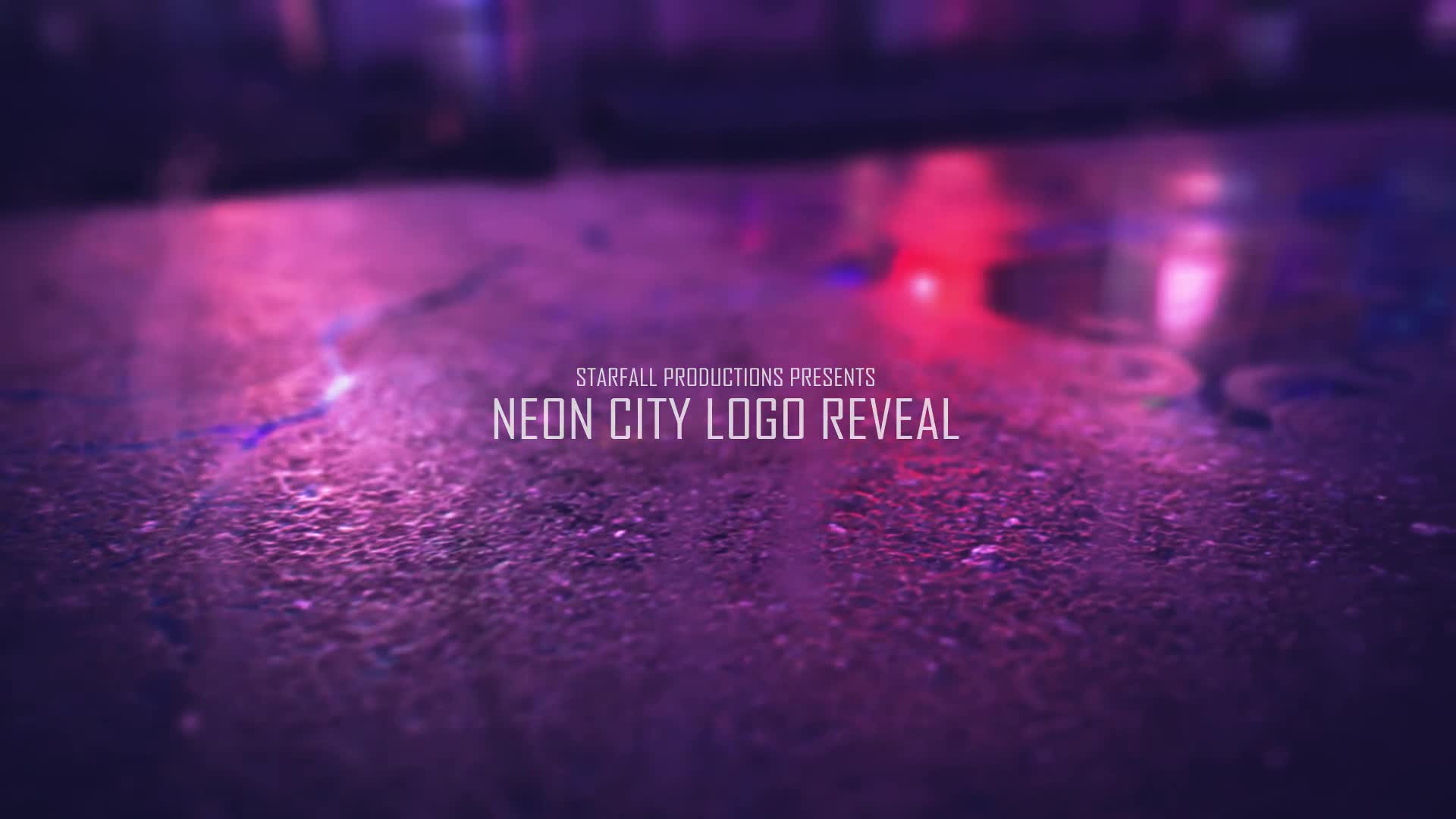 Neon City Logo Reveal Videohive 27877026 After Effects Image 1