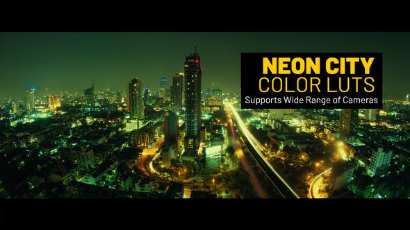 Neon City LUTs for Final Cut - 39146274 Videohive Download