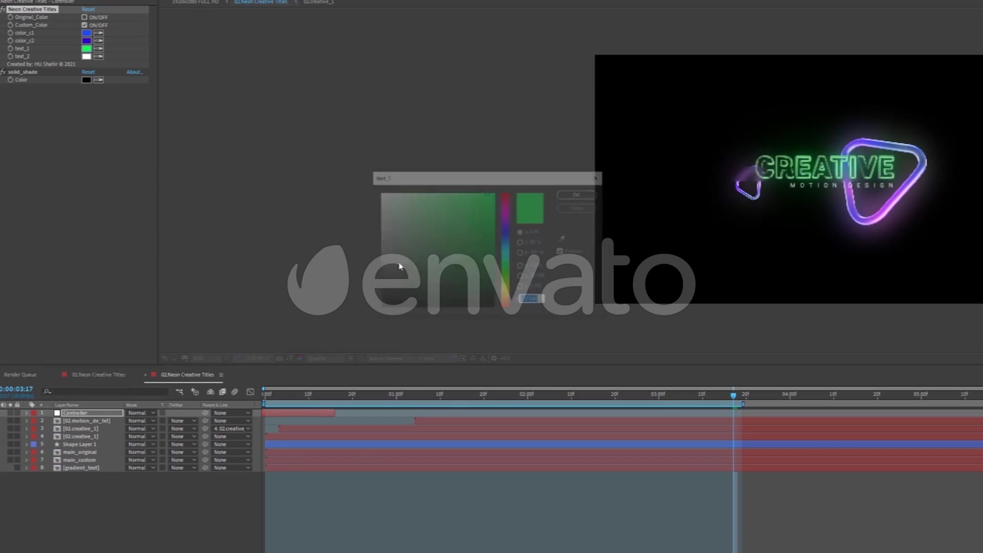 Neon Creative Titles Videohive 33366057 After Effects Image 10