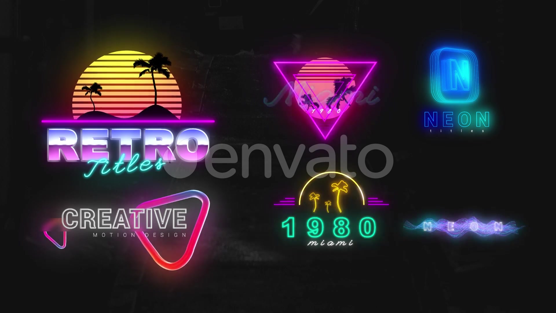 Neon Creative Titles Videohive 33366057 After Effects Image 11