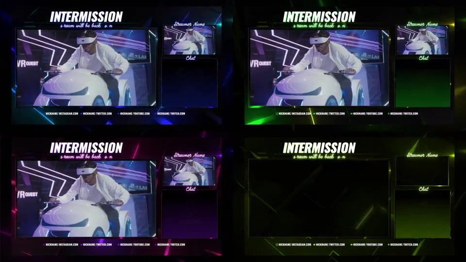 Neon Cube Stream Package Videohive 33310818 After Effects Image 7