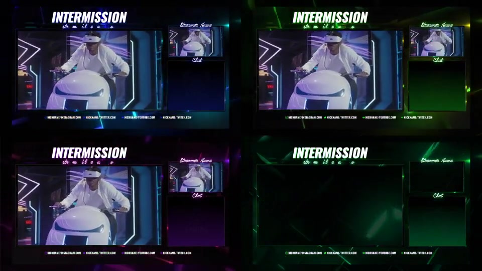 Neon Cube Stream Package Videohive 33310818 After Effects Image 8