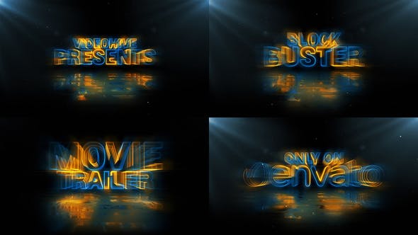 Neon Cyber Movie Trailer - 31370795 Videohive Download