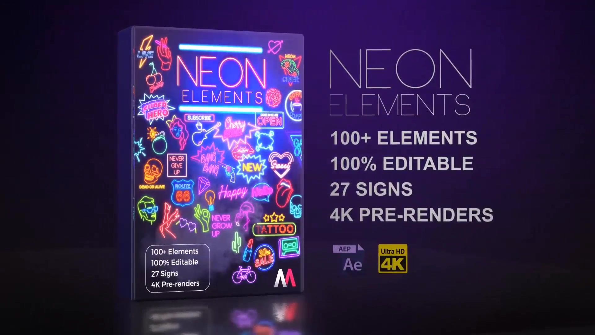 Neon Elements Videohive 26627397 After Effects Image 11
