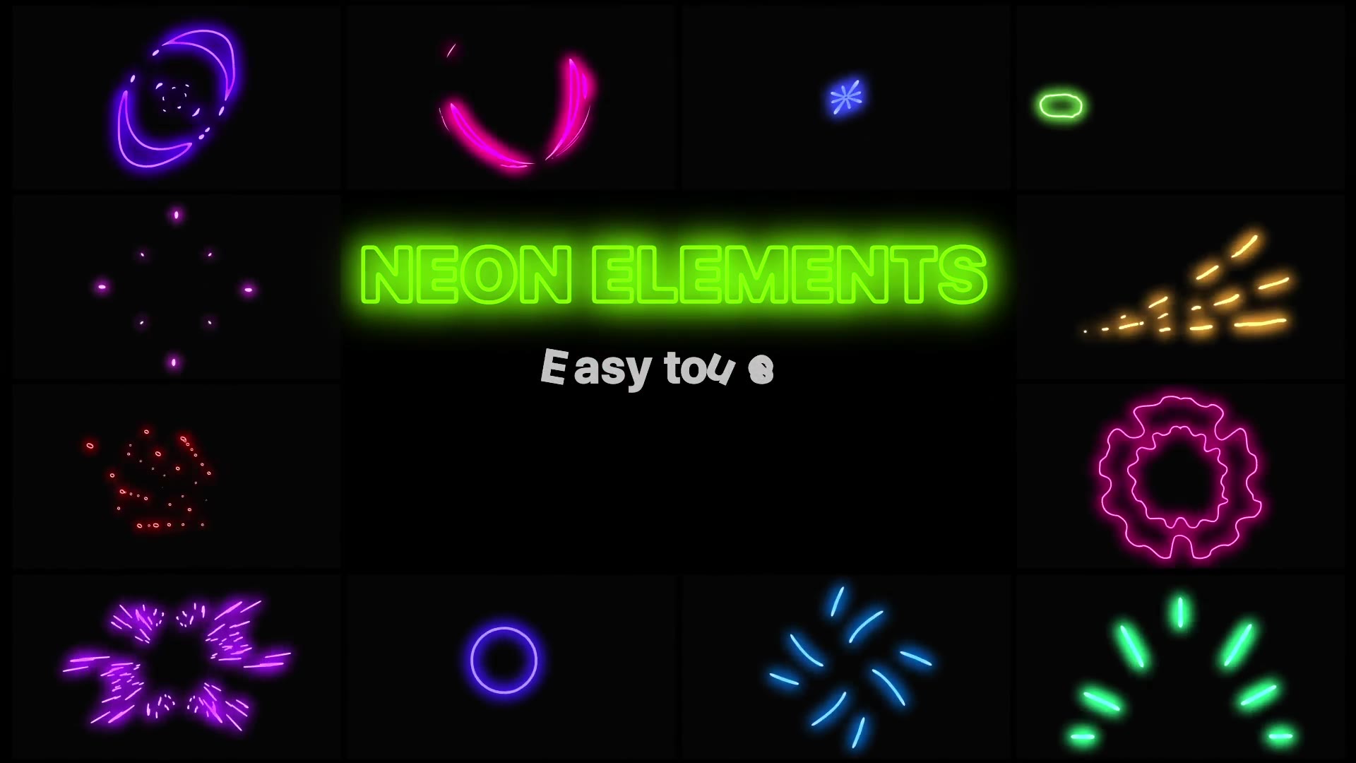 Neon Elements Pack | DaVinci Resolve Videohive 32794207 DaVinci Resolve Image 3