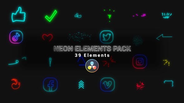 Neon Elements Pack - Download 34319754 Videohive