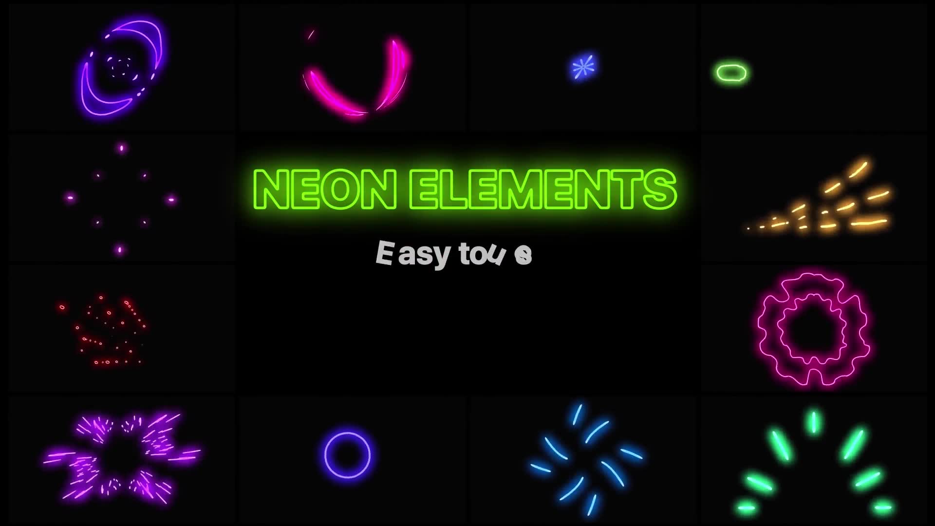 Neon Elements | Premiere Pro MOGRT Videohive 24569902 Premiere Pro Image 2