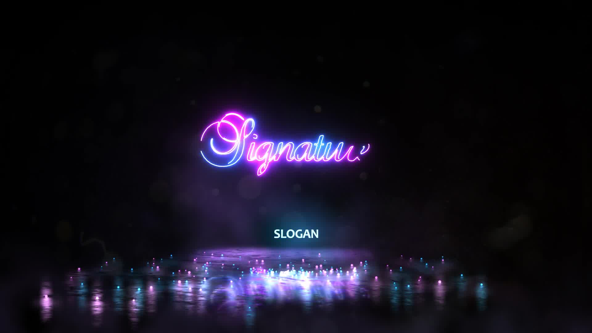 Neon Energy Signature Logo 2 Videohive 21813436 After Effects Image 9