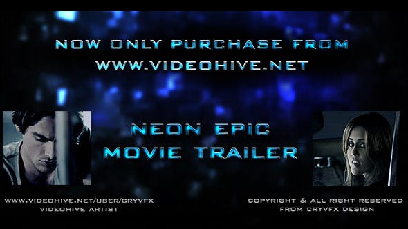 Neon Epic Movie Trailer - 7885254 Videohive Download