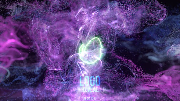Neon Fluid Particles Reveal - Videohive 24054408 Download