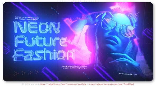 Neon Future Fashion - Download 34372542 Videohive