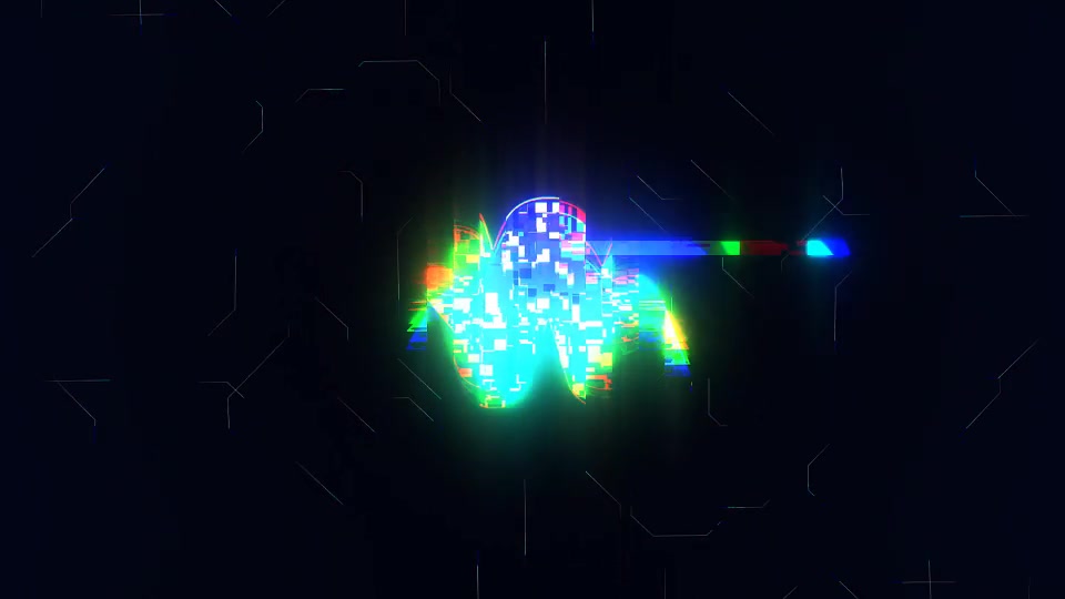 Neon Glitch Digital Technology Logo Videohive 38313834 After Effects Image 6