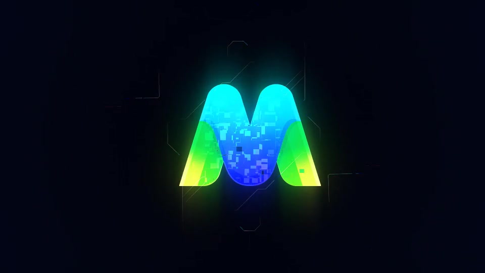 Neon Glitch Digital Technology Logo Videohive 38313834 After Effects Image 7