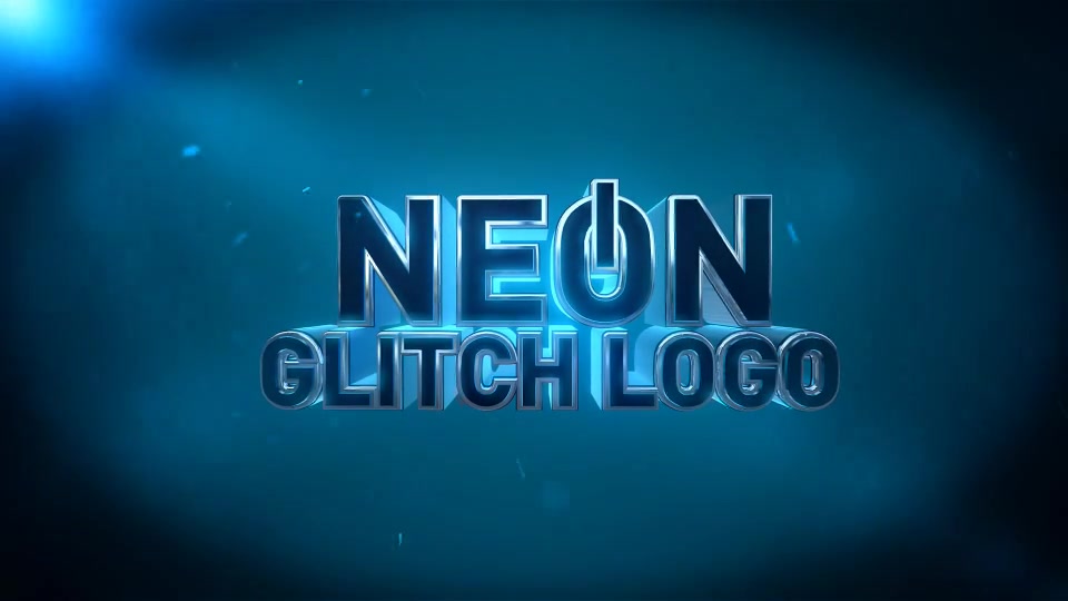 Neon Glitch Logo - Download Videohive 8722098