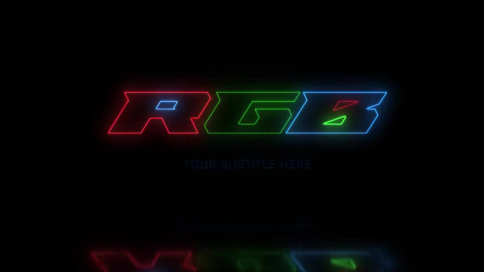 Neon Glitch Logo Videohive 31825512 After Effects Image 4