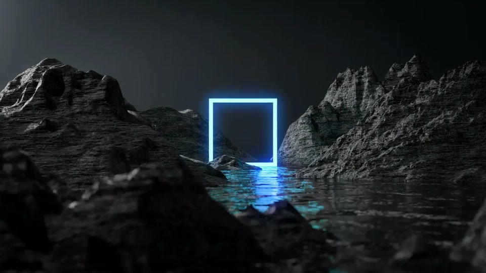 Neon Glitch Water Terrain Logo Videohive 28019876 After Effects Image 6