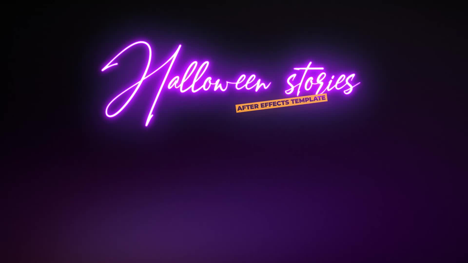 Neon Halloween Stories Videohive 28972637 After Effects Image 1