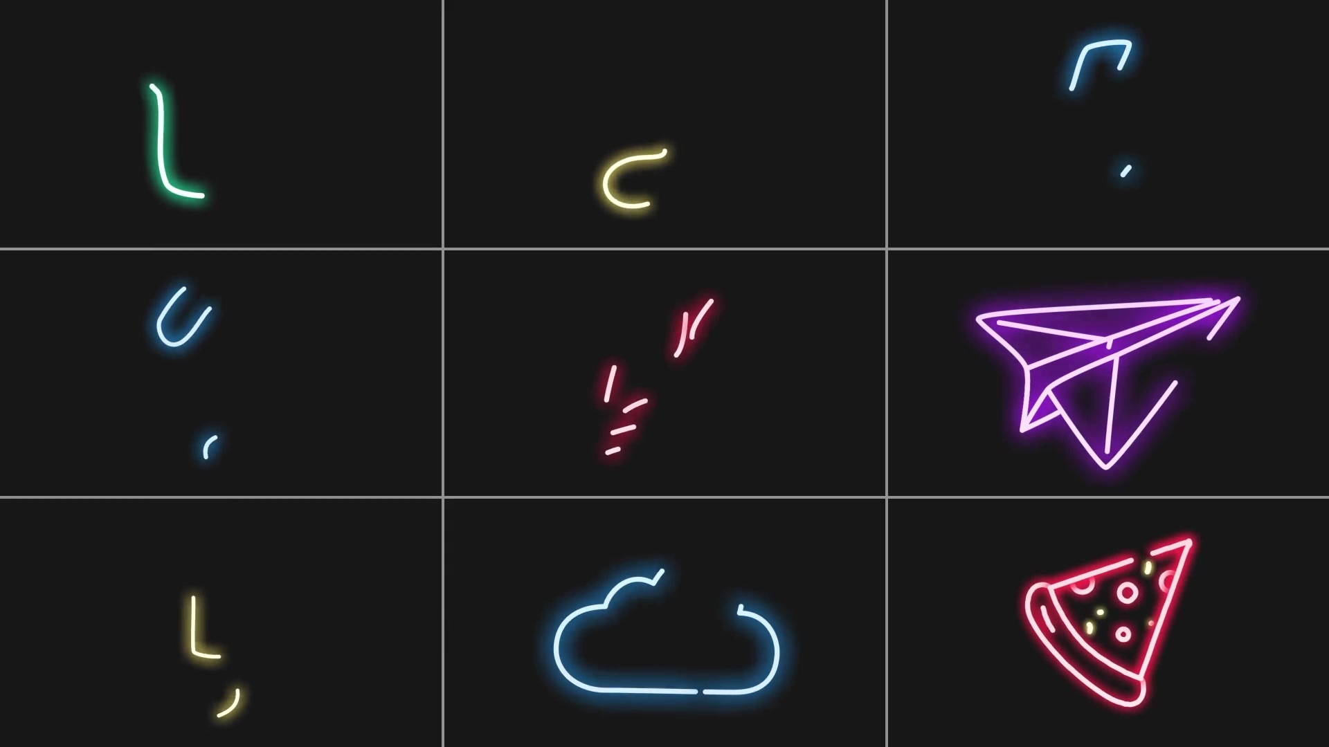 Neon Icons for After Effects Videohive 36312671 After Effects Image 10