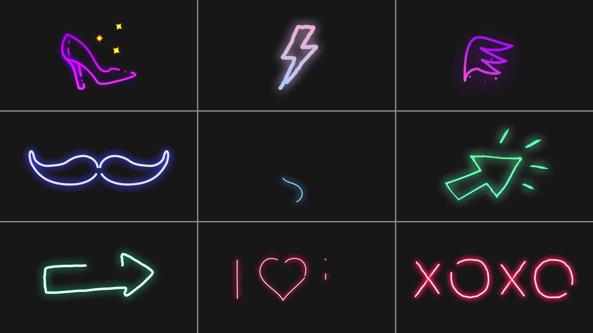 Neon Icons for After Effects Videohive 36312671 After Effects Image 5