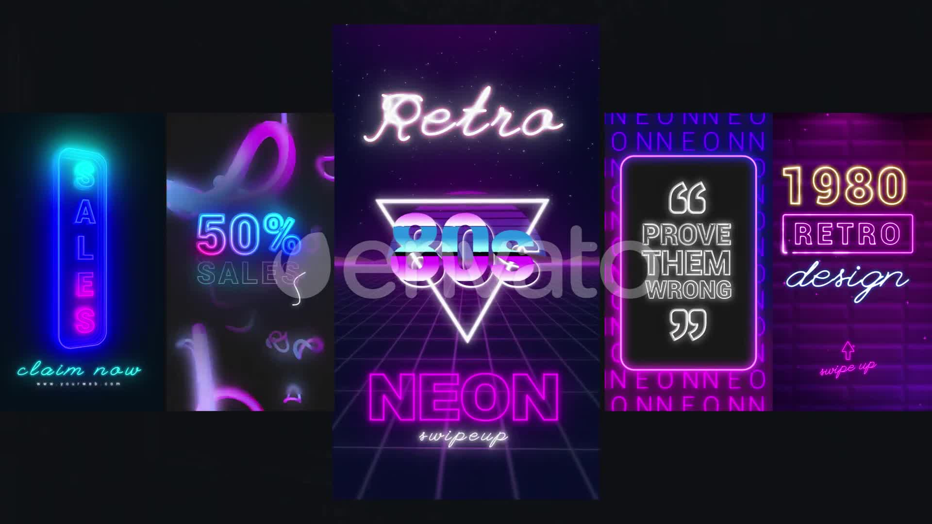Neon Instagram Stories Videohive 33141249 After Effects Image 1