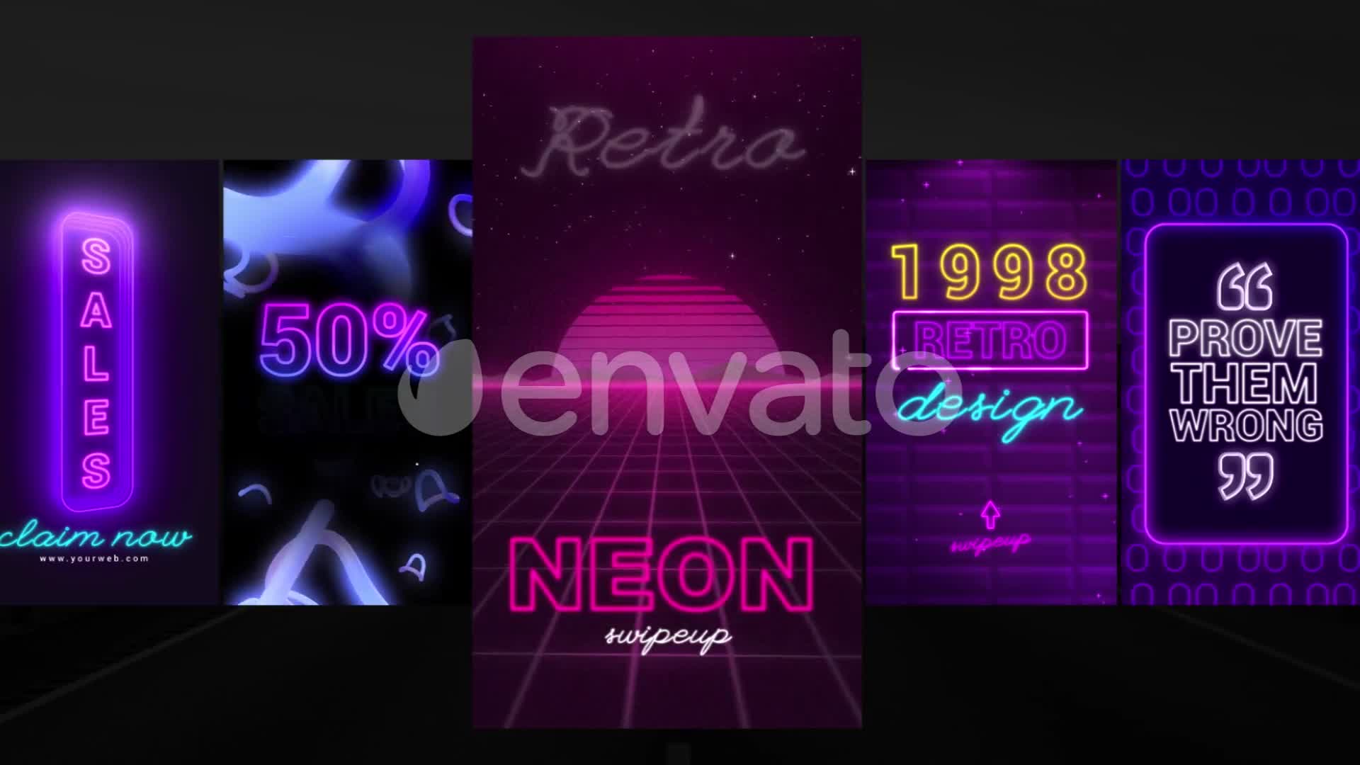 Neon Instagram Stories Videohive 33256700 DaVinci Resolve Image 1