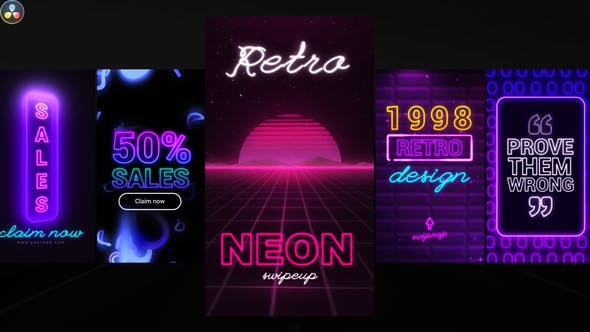 Neon Instagram Stories - Videohive 33256700 Download