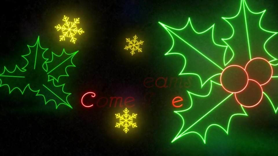 Neon Light Christmas - Download Videohive 22892071