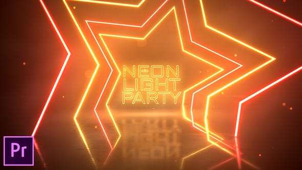 Neon Light Party Opener Premiere Pro - 25045358 Download Videohive