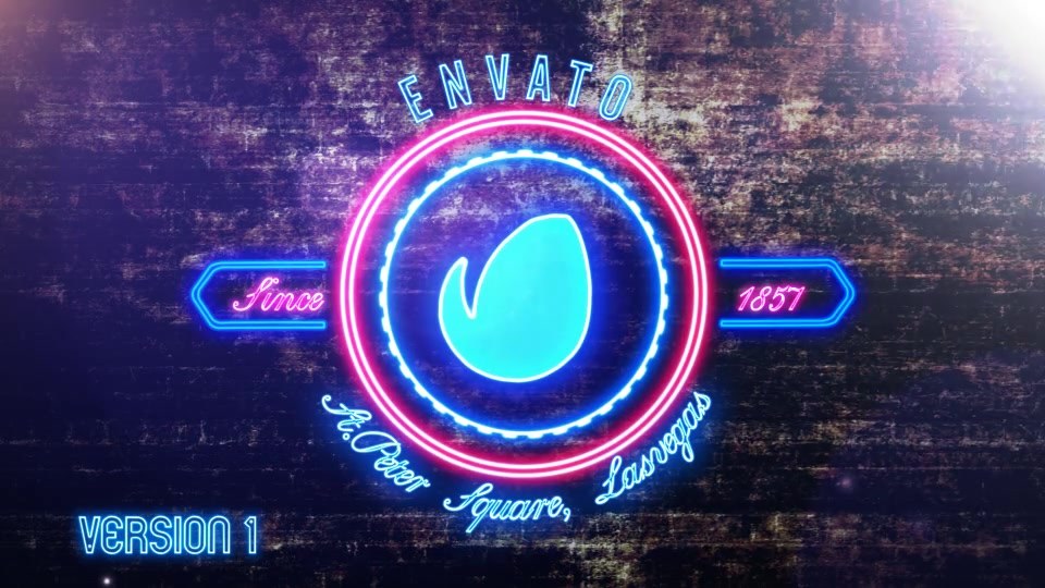 Neon Lights Badges - Download Videohive 5486776