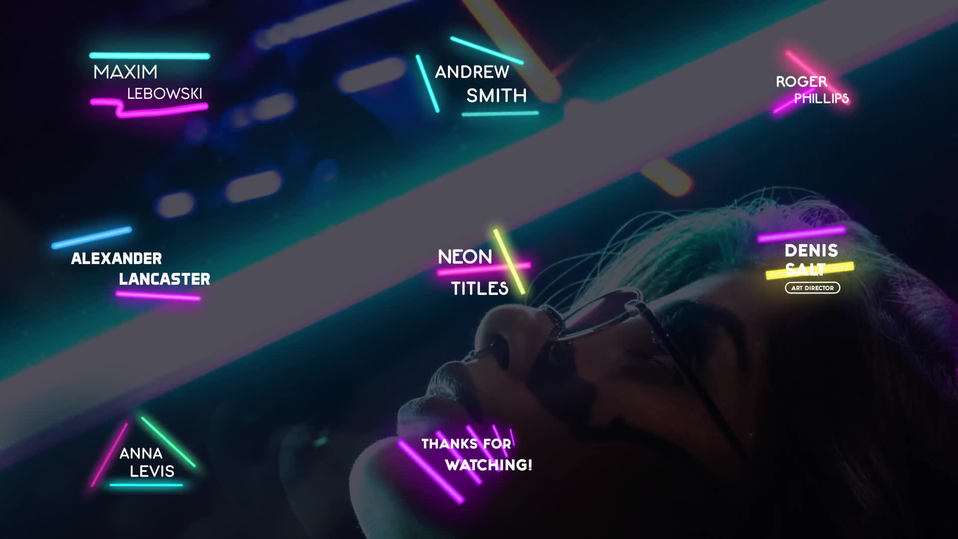 Neon Lights Titles | FCPX Videohive 25943108 Apple Motion Image 2