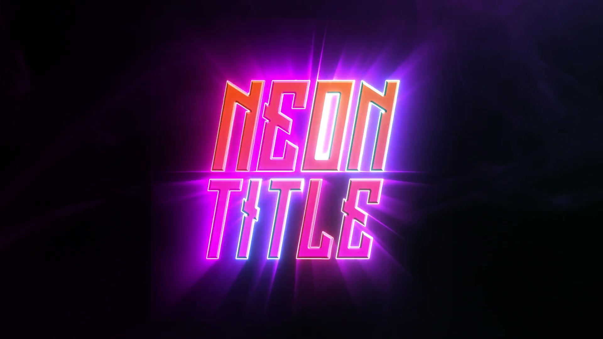 Neon Lines Logo Videohive 22464479 After Effects Image 6