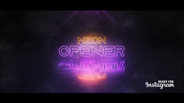 Neon Logo Opener - Videohive Download 24168138
