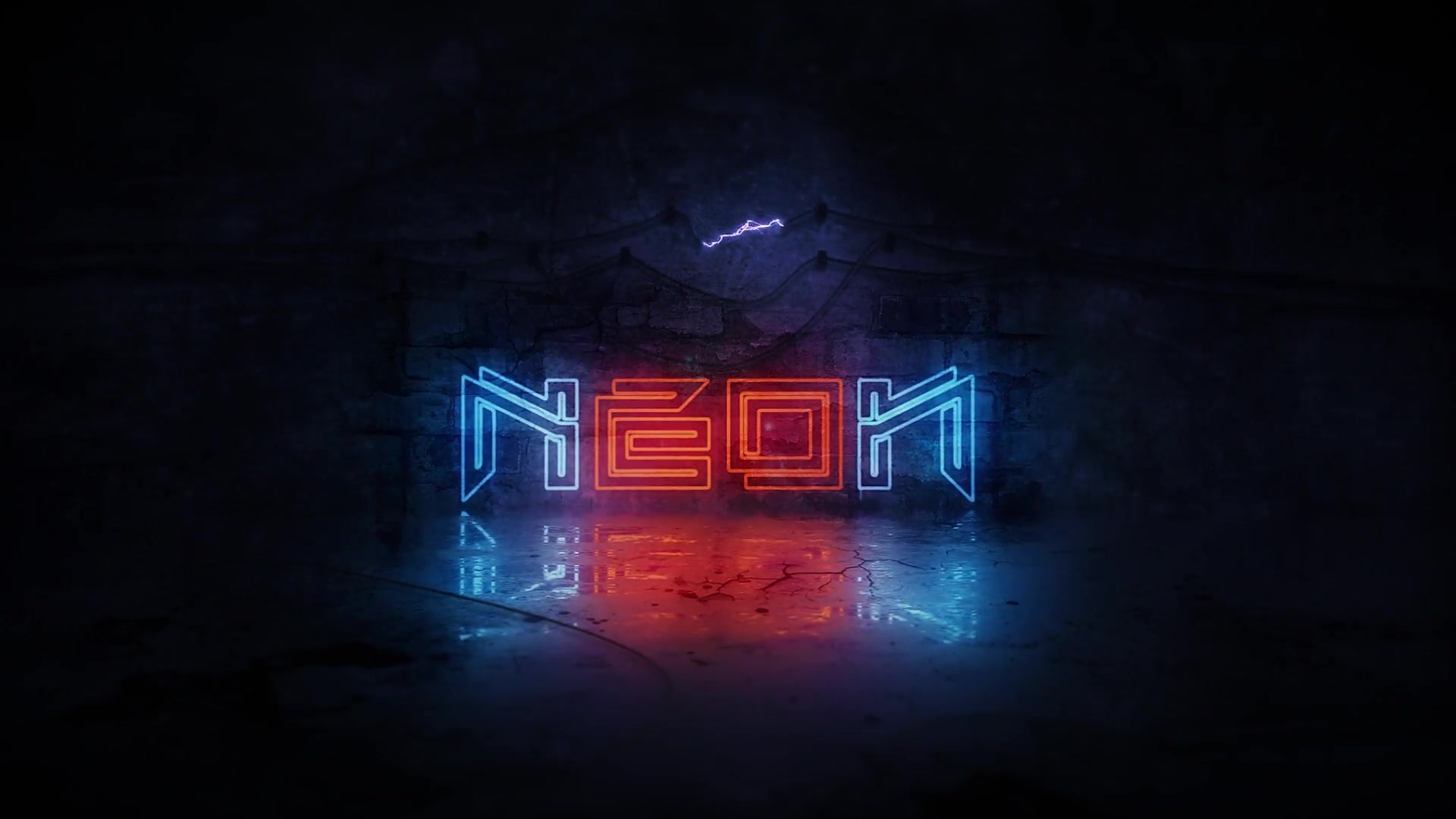 Neon Logo Reveal Videohive 22912859 After Effects Image 2