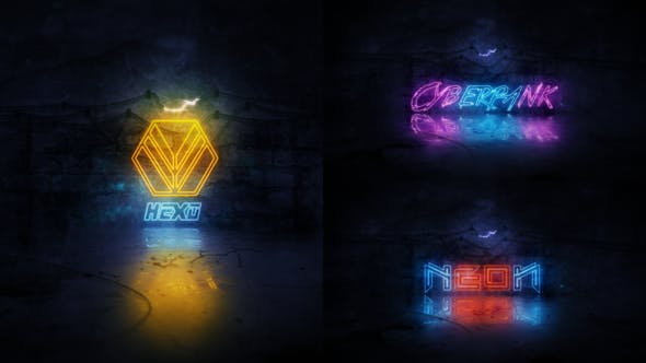 Neon Logo Reveal - 22912859 Download Videohive