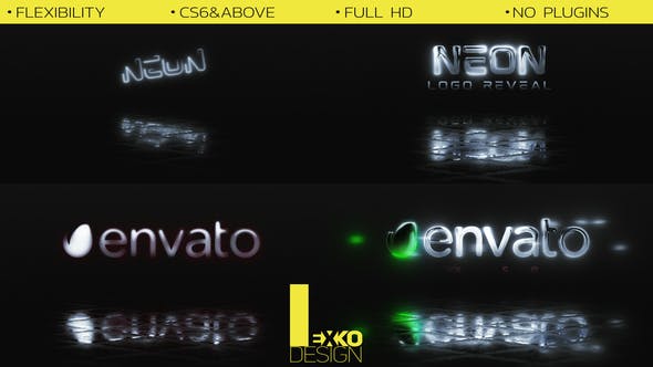Neon Logo Reveal - 23518201 Download Videohive