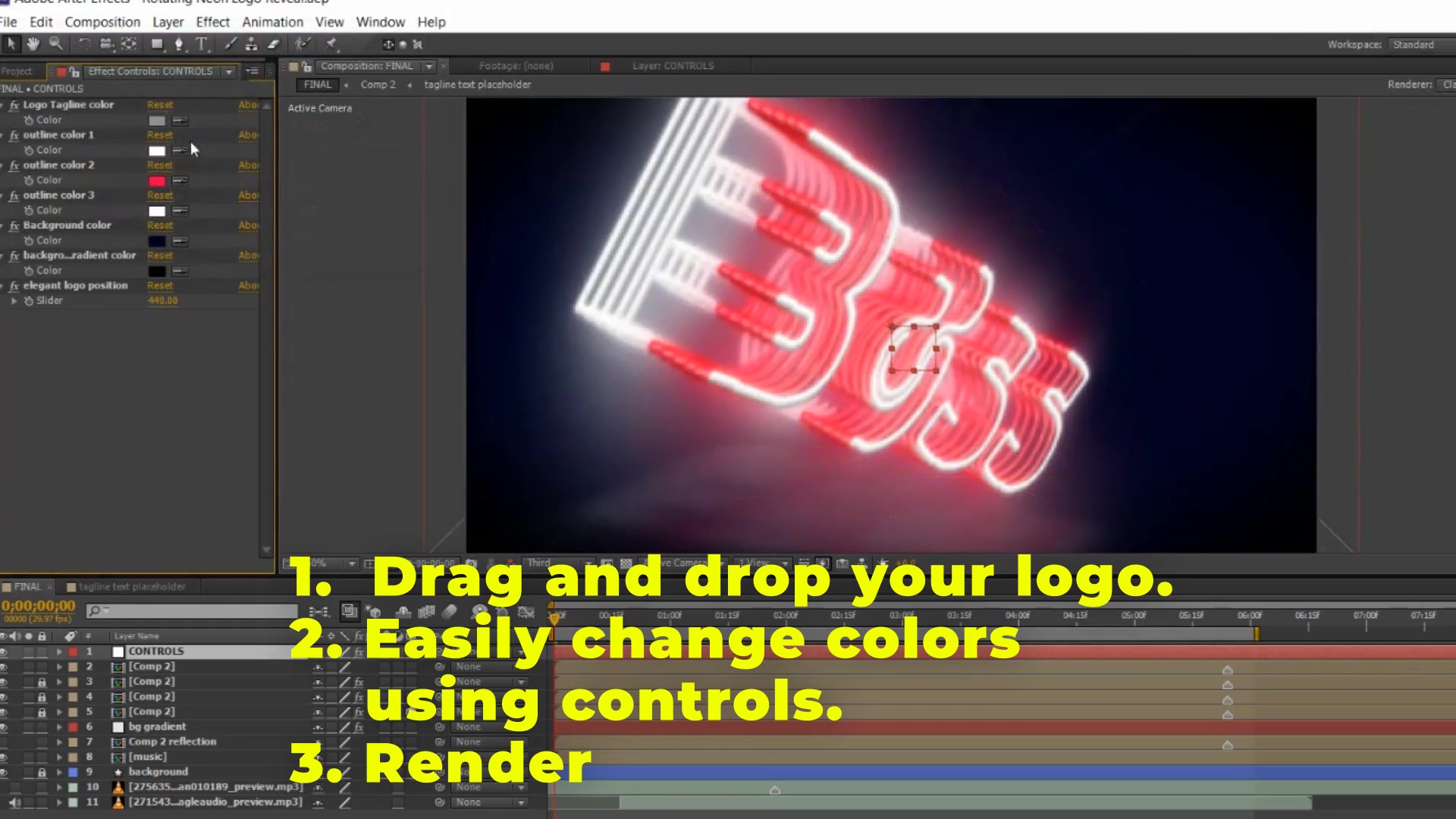 Neon Logo Reveal Videohive 28327898 After Effects Image 12
