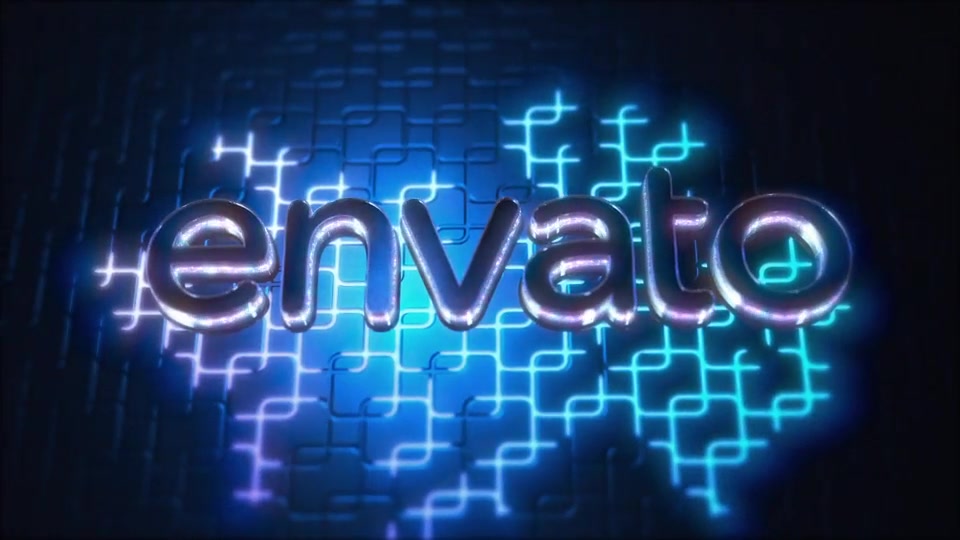 Neon Logo Reveal with Cube Tunnel - Download Videohive 11553368