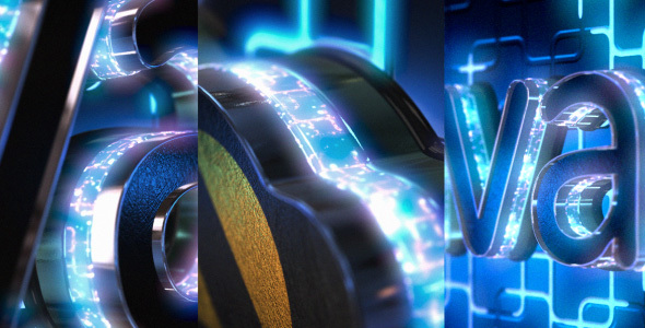 Neon Logo Reveal with Cube Tunnel - Download Videohive 11553368