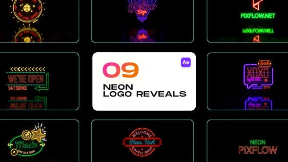 Neon Logo Reveals - Videohive 34457917 Download