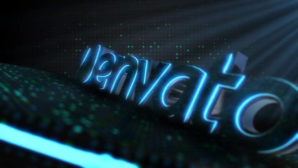 Neon Logo With LED Element 3D - Download Videohive 6525640