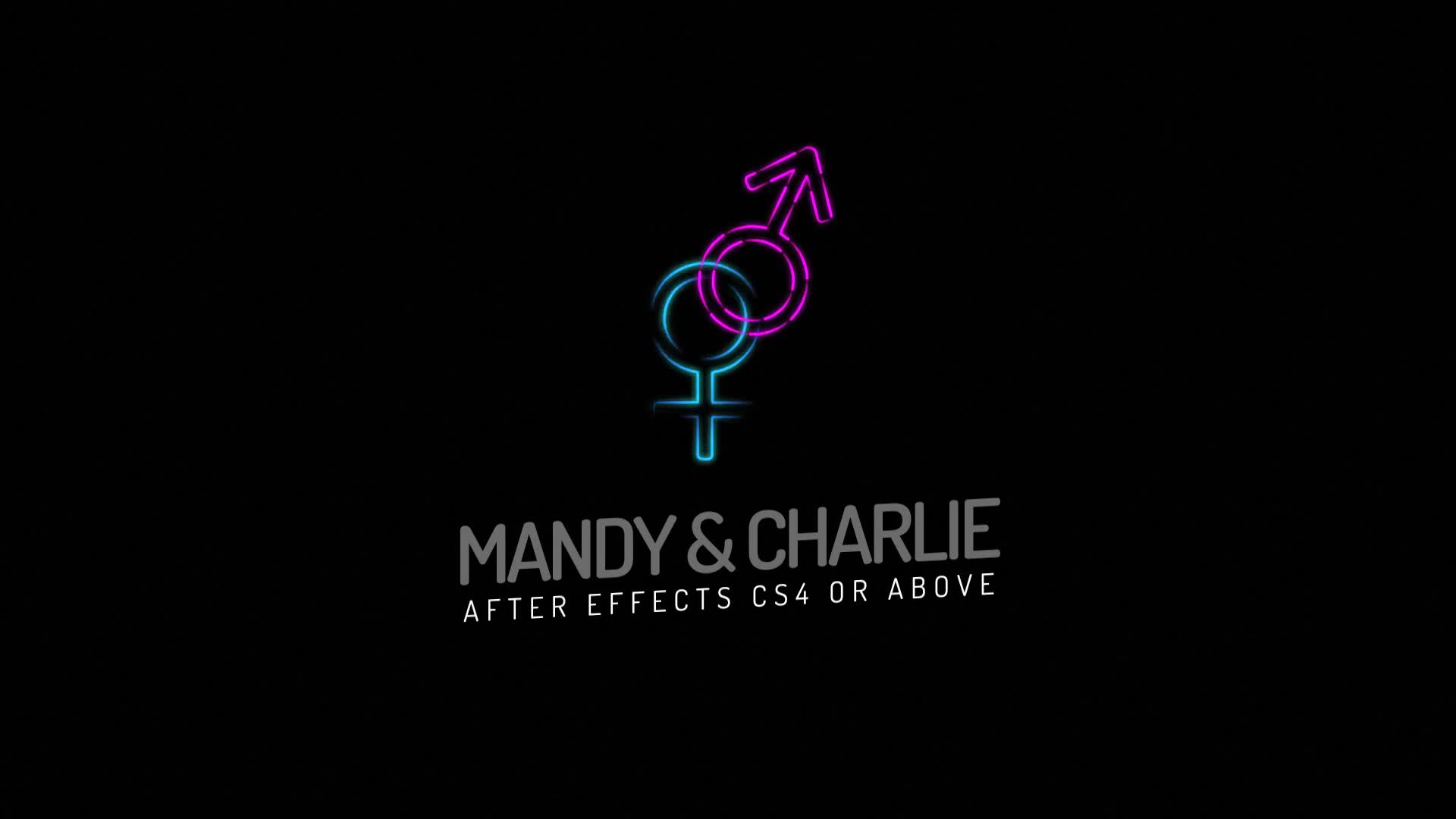 Neon Love Mandy and Charlie Videohive 18889644 After Effects Image 1