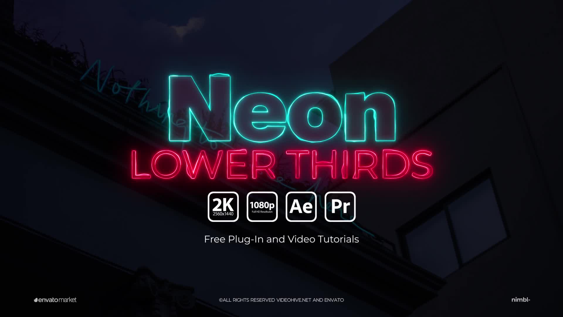 Neon Lower Thirds Videohive 31666572 After Effects Image 1